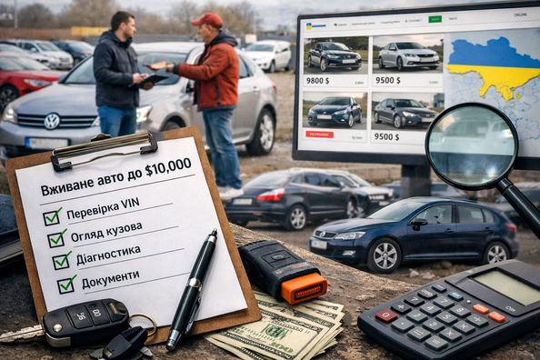 Gebrauchtwagen bis 10.000 $: einen guten Kauf in der Ukraine finden