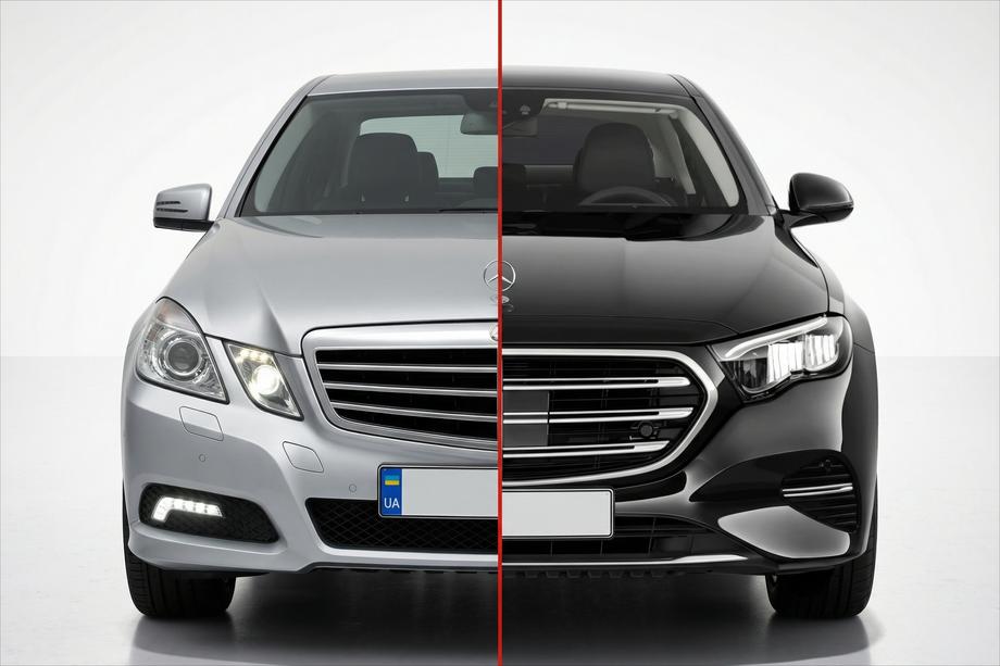 Mercedes E-class W212 2009-2016 Facelift-Kit für W214 Exclusive Foto 1