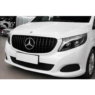 GT Panamericana Black Kühlergrill vorne (2019-2023 für V-class) Mercedes Vito/V-class W447 2014-