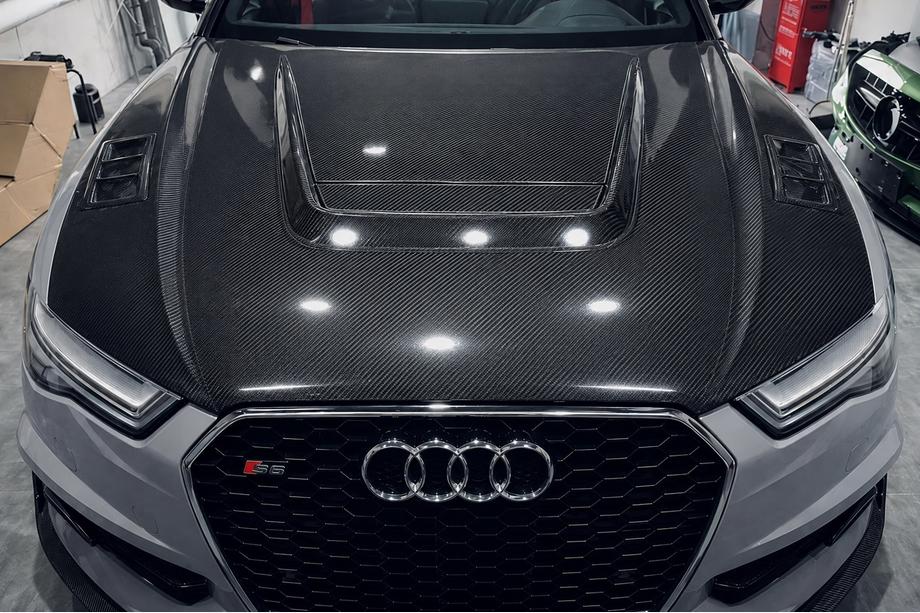 Audi A6 C7 2011-2017 Motorhaube (2014-2017, Carbon) Image