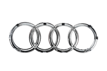 Audi Vorderes Audi Emblem Chrome (285 x 100 mm) Foto 4