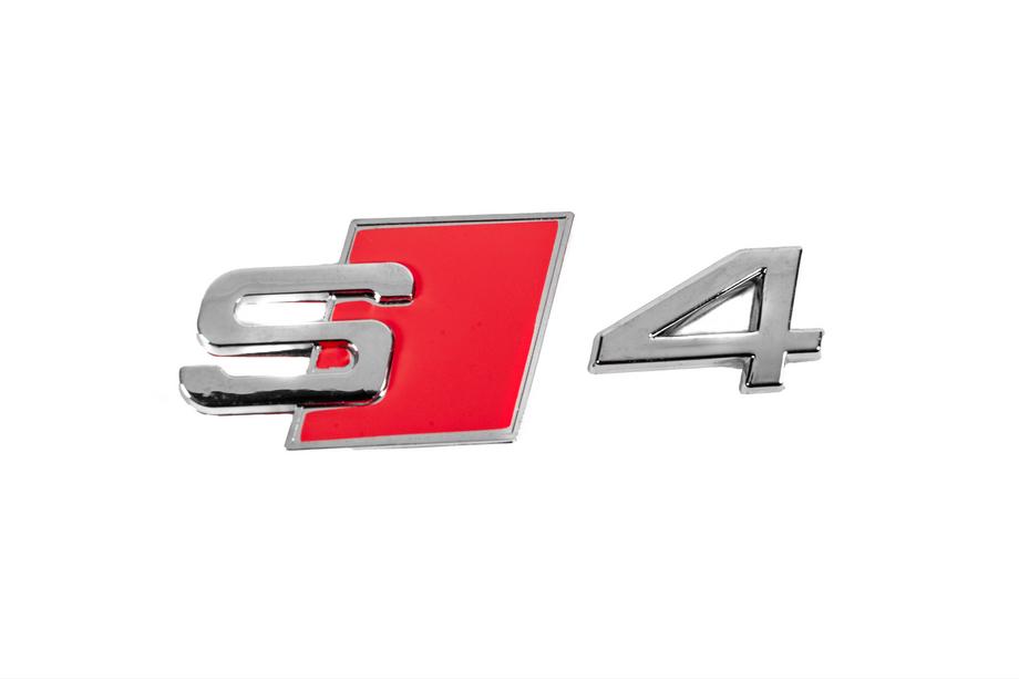 Audi S4 Schriftzug Emblem Image