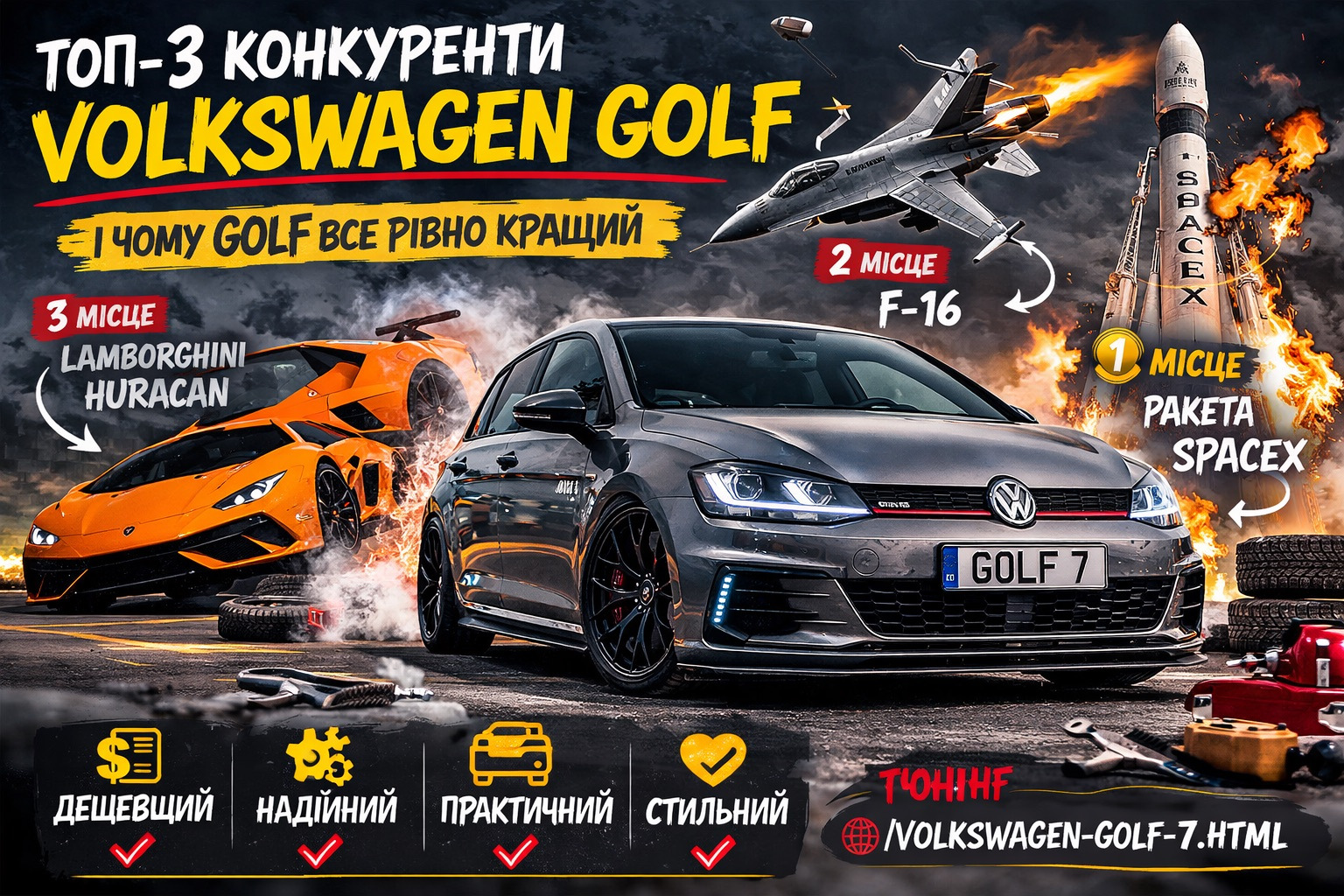 Top 3 Rivalen des Volkswagen Golf: Als Vernunft Marketing, Pose und Jet-Schub unterlag