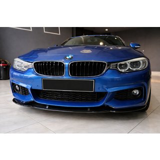 Frontstoßstangenlippe Lip EuroCap (für M-Sport, 2014-2017, Hochglanz Schwarz) BMW 4 Series F32/F33/F36 2012-2020 Foto 1