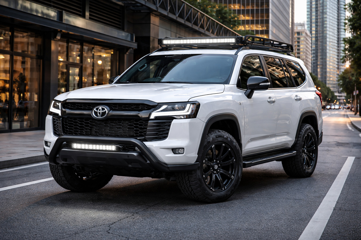 Erstes Upgrade für den Toyota Land Cruiser 300: citytauglich ohne Basteloptik