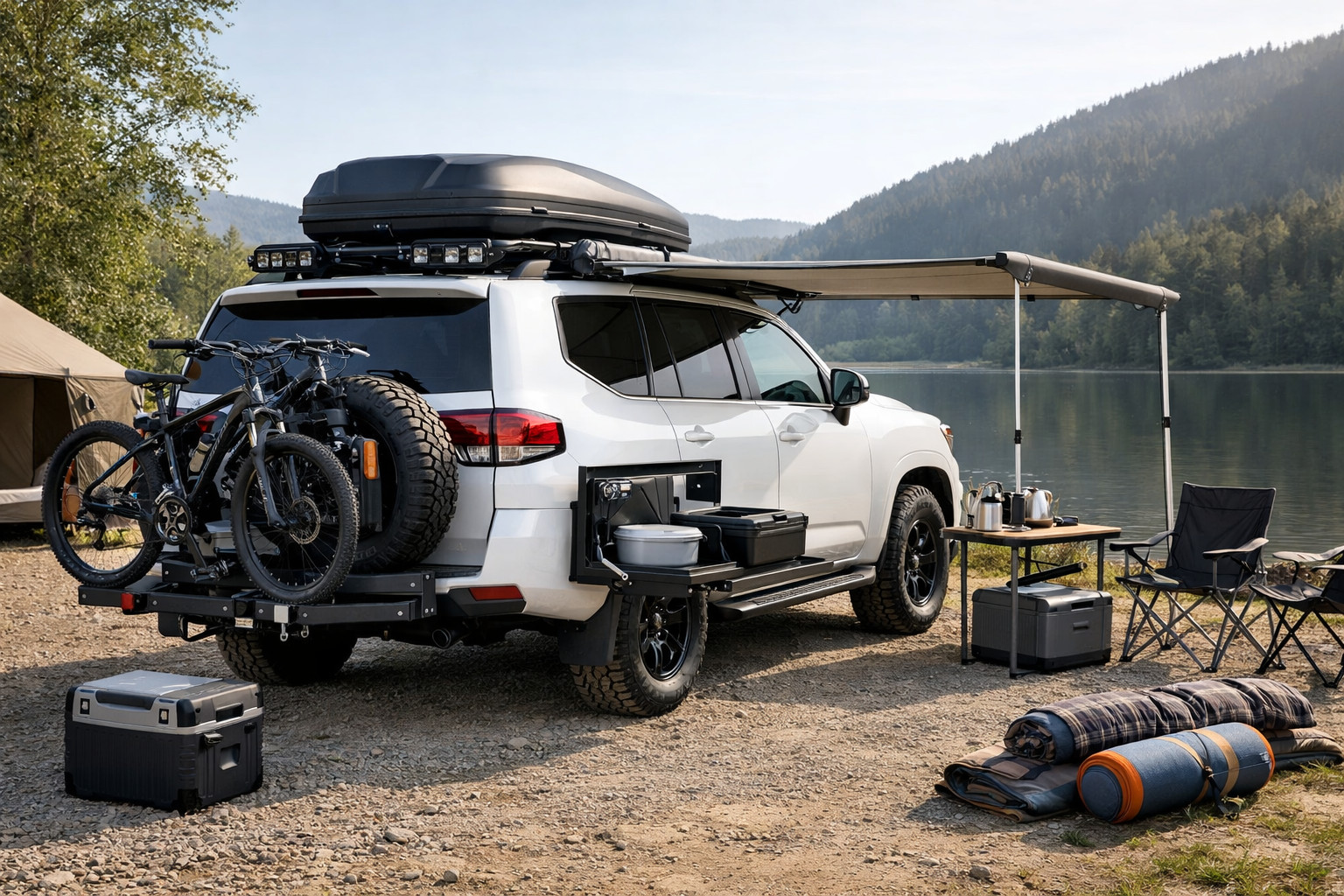 Tuning-Paket für Toyota Land Cruiser 300 für Familienreisen