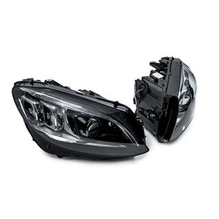 Vordere Scheinwerfer Full LED (für Halogen, 2 St.) Mercedes C-сlass W205 2014-2021 Foto 3