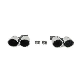 Silver Auspuffendrohrblenden im X3M F97 Stil (V2) Foto 2