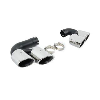 Auspuffendrohre V1 Silver im X6M F96 Style BMW X6 G06 2019–2027 Foto 4