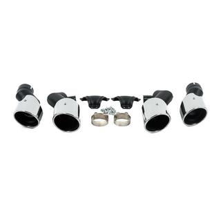 Auspuffblenden V2 Silver im X6M F96 Style BMW X6 G06 2019–2027 Foto 1