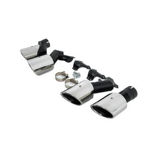 Auspuffblenden V2 Silver im X6M F96 Style BMW X6 G06 2019–2027 Foto 3