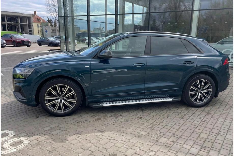 Audi Q8 2018- Seitliche Trittbretter Line (2 Stk., Aluminium) Foto 1