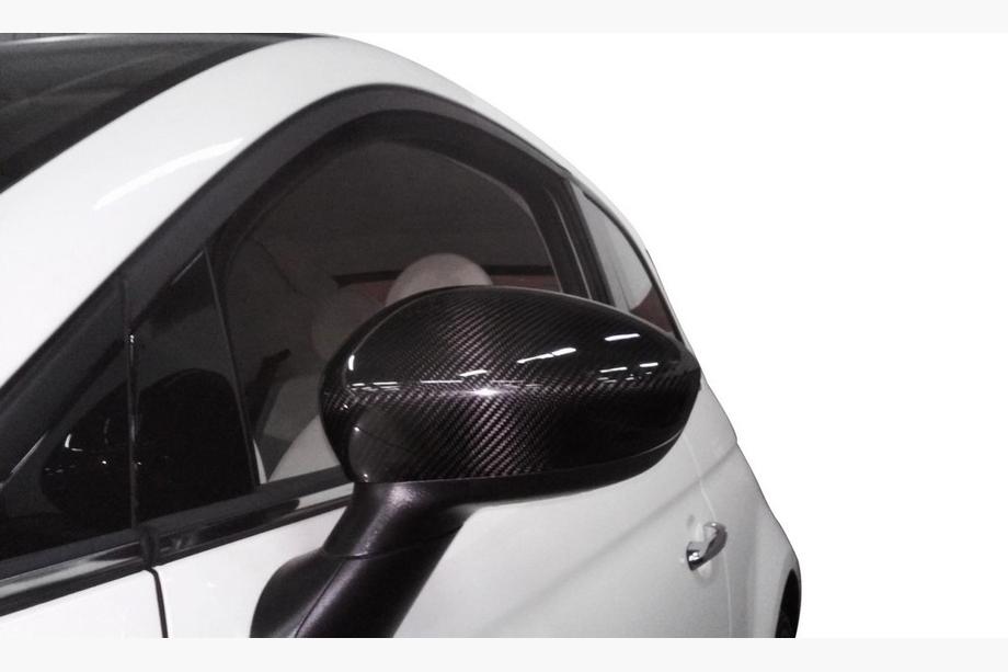 Fiat 500/500L 2013-2022 Spiegelabdeckungen 2007-2015 (2 Stk., Echtcarbon) Foto 2