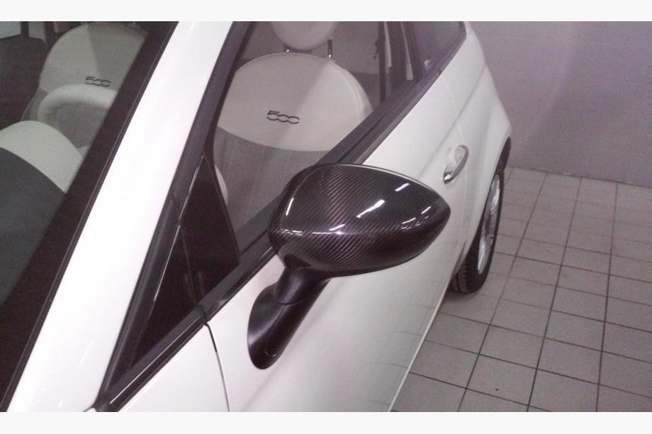 Fiat 500/500L 2013-2022 Spiegelabdeckungen 2007-2015 (2 Stk., Echtcarbon) Foto 5