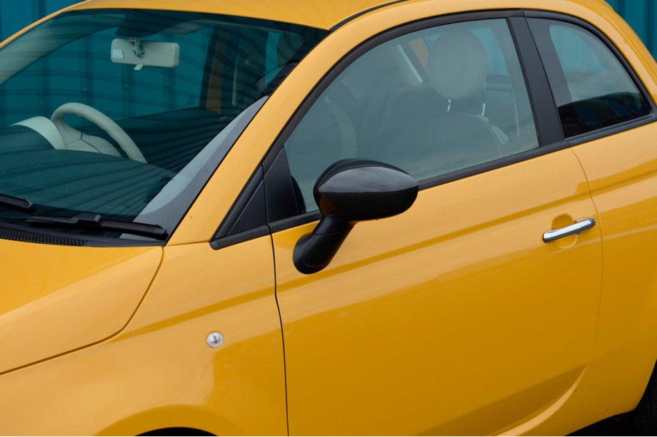 Fiat 500/500L 2013-2022 Spiegelabdeckungen 2007-2015 (2 Stk., Echtcarbon) Foto 13