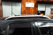 Nissan Juke 2010-2019 Dachreling CROWN (grau matt) Foto 1