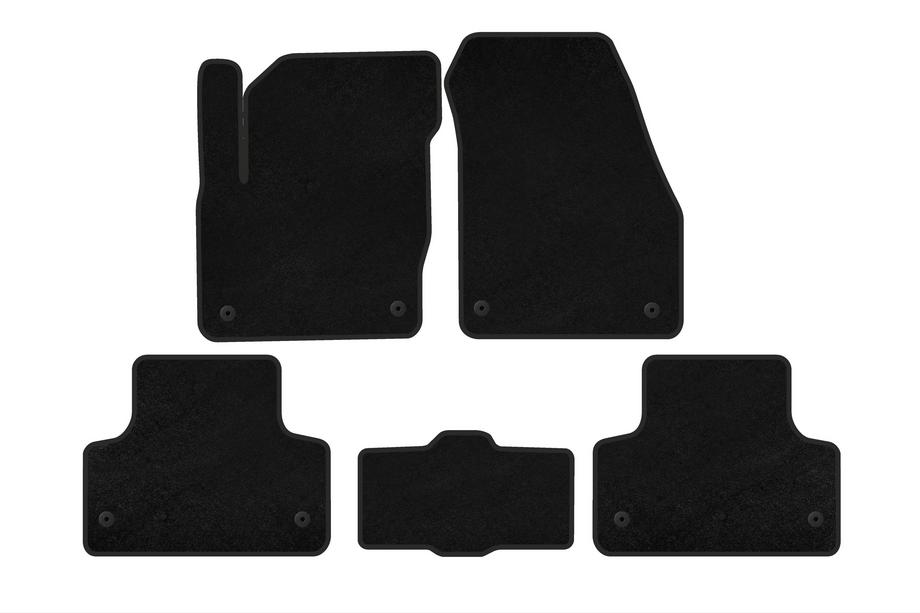 Range Rover Evoque 2012-2018 Textil Fußmatten Premium (Schwarz) Image