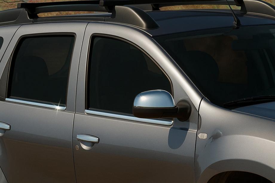 Nissan Terrano 2014- Spiegelabdeckungen Variante 1 (2 Stk) Carmos - Türkischer Edelstahl Image