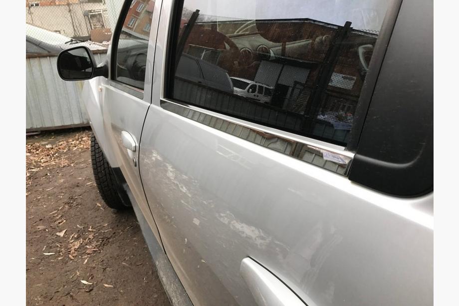 Nissan Terrano 2014- Fensterleisten Chrom (4 Stk, Edelstahl) Image