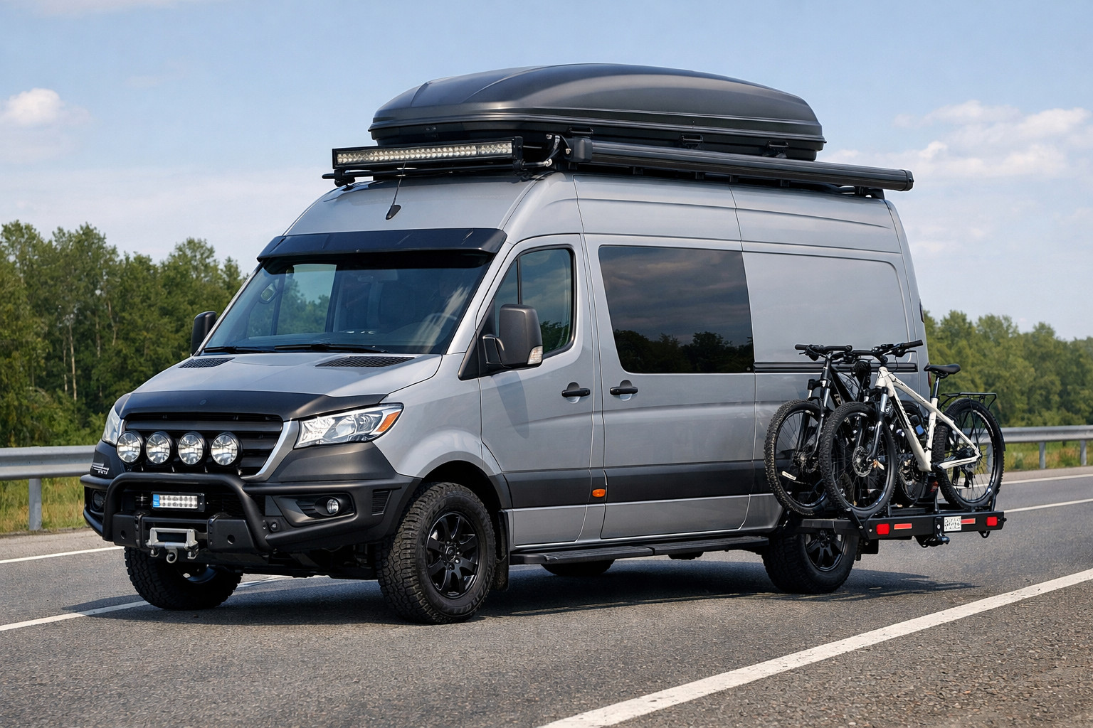 Was man für die Autobahn am Mercedes Sprinter W907/W910 montieren sollte