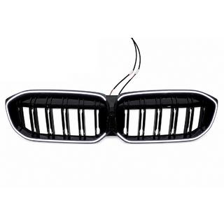 M-Look LED Nierengrills (2022+, Schwarz Hochglanz) BMW 3 Series G20/G21 2018- Foto 2