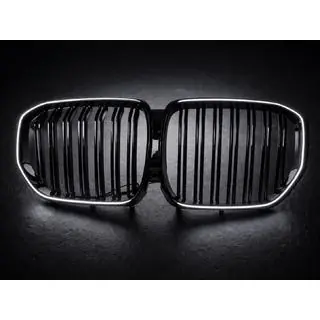 BMW Nieren Grill M-Look LED (2019-2022, Schwarz Hochglanz) Foto 4