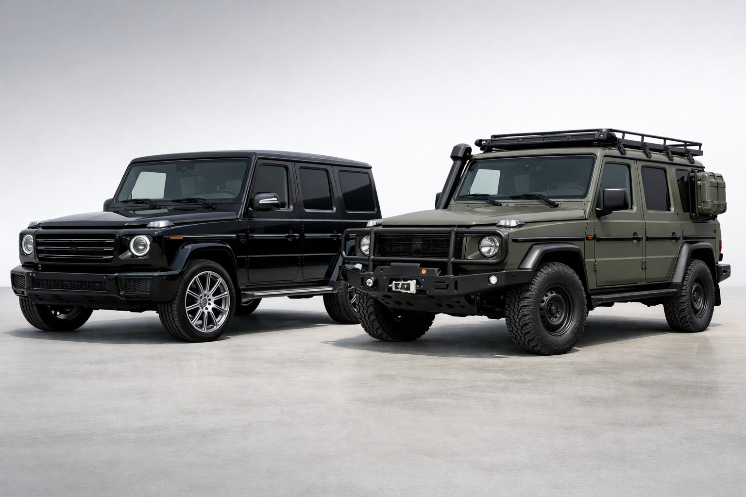 Mercedes G-Class W463A vs W464: Unterschiede zwischen ziviler und professioneller G-Class