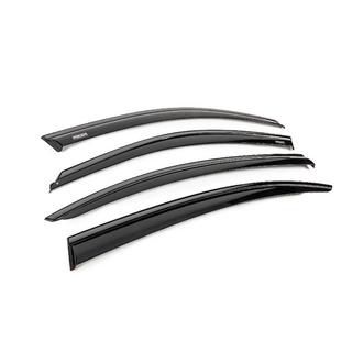 Windabweiser mit schwarzer Zierleiste Niken Luxury (4 Stk.) BMW 3 Series F30/F31 2012-2019 Foto 3