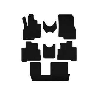Textil Fußmatten Deluxe (3 Reihen, 7-Sitzer, schwarz) Mitsubishi Grandis 2003-2011 Foto 1