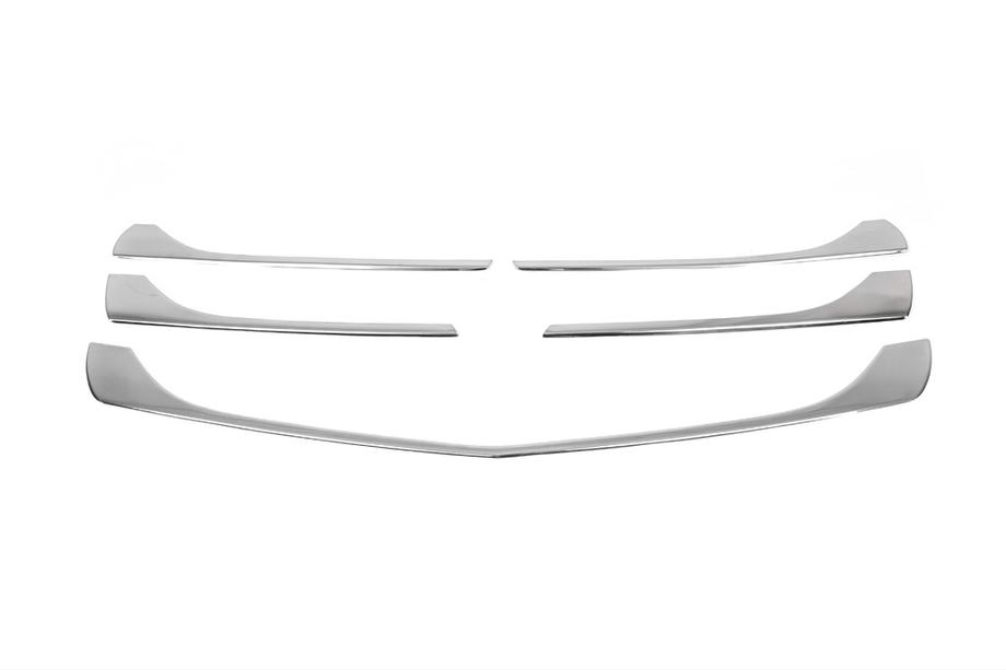 Mercedes Vito/V-class W447 2014- Grill Abdeckungen 2014-2020 (5 Stk, Edelstahl) OmsaLine - Italienischer Edelstahl Foto 2