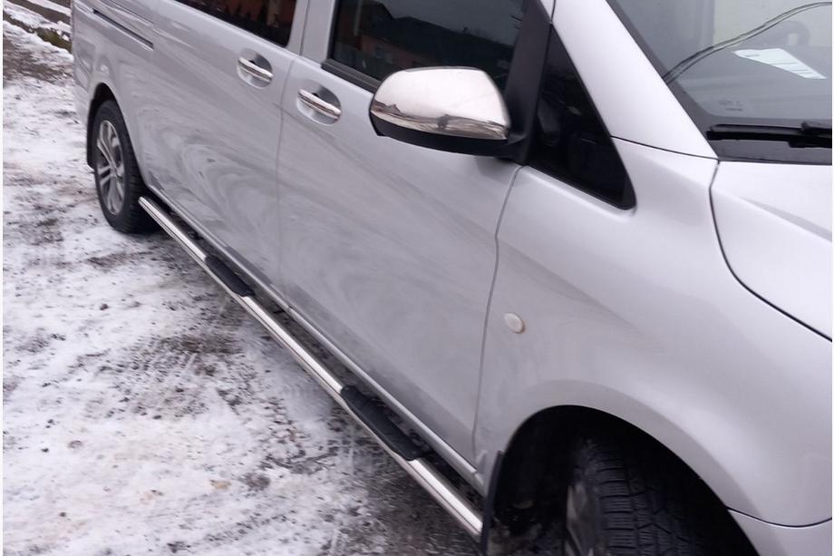 Mercedes Vito/V-class W447 2014- Spiegelabdeckungen Teil des Spiegels (2 Stk) Carmos - Türkischer Edelstahl Foto 4