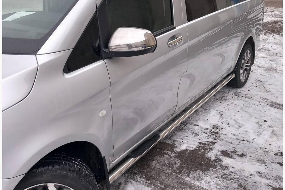 Mercedes Vito/V-class W447 2014- Spiegelabdeckungen Teil des Spiegels (2 Stk) Carmos - Türkischer Edelstahl Foto 5