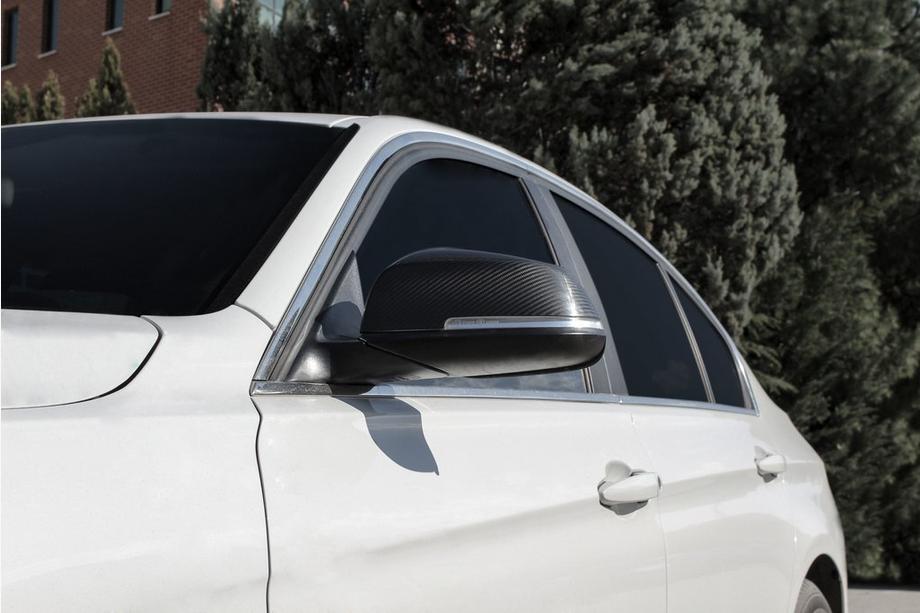 BMW 3 Series F30/F31 2012-2019 Spiegelabdeckungen (2 Stk, Echtcarbon) Foto 3