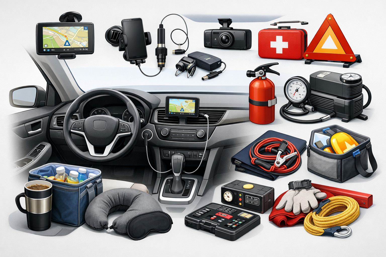 Was Sie fürs Auto für Reisen kaufen sollten, damit Sie es unterwegs nicht bereuen