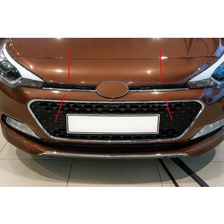 Grill Abdeckungen 2014-2018 (2 Stk, Edelstahl) Hyundai I-20 2014-2020 Foto 1