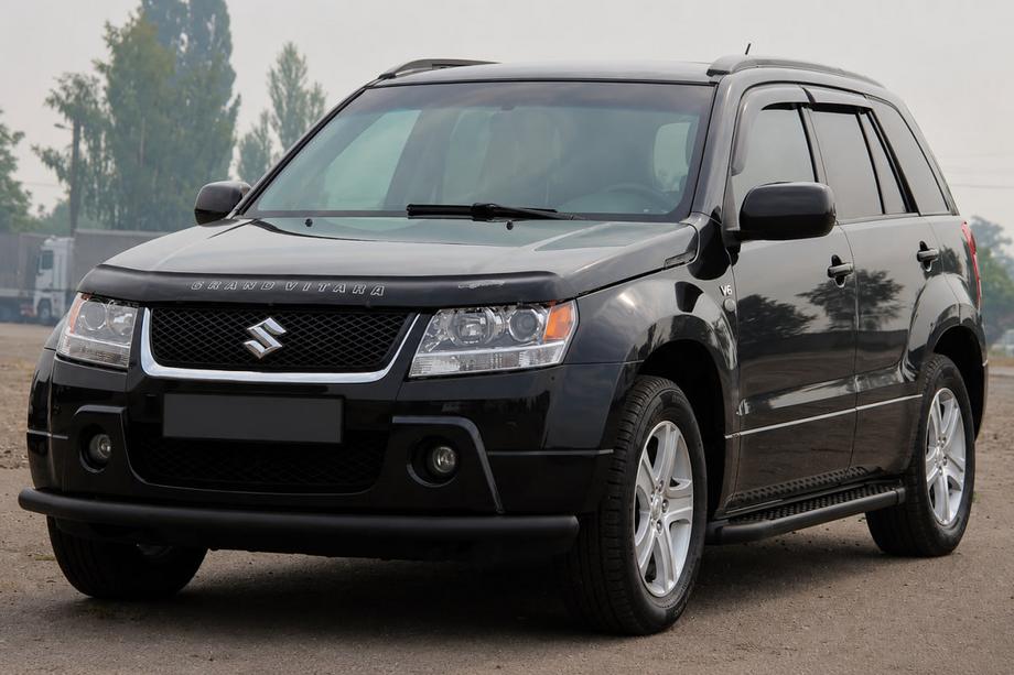 Suzuki Grand Vitara 2005-2017 Frontschutzbügel ST008 Black (Edelstahl) Image