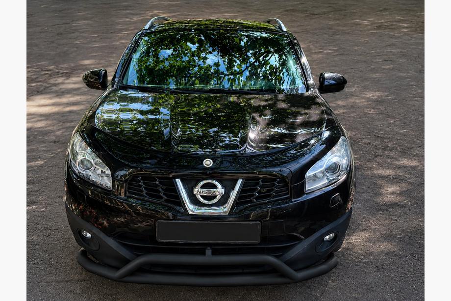 Nissan Qashqai 2010-2014 Frontschutzbügel Black (Edelstahl) Foto 1