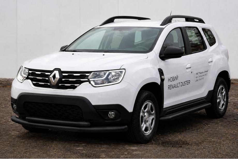 Renault Duster 2018-2024 Frontschutzbügel F3-10 Black (Edelstahl) Foto 1