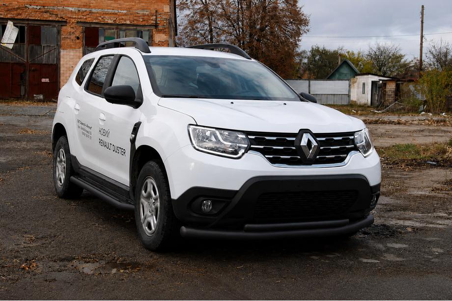 Renault Duster 2018-2024 Frontschutzbügel F3-10 Black (Edelstahl) Foto 3