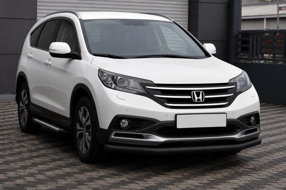 Honda CRV 2012-2016 Frontschutzbügel ST008 Black (Edelstahl) Image