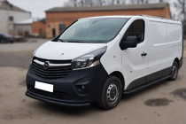 Renault Trafic 2015- Frontschutzbügel ST008 Schwarz (Edelstahl) Foto 2