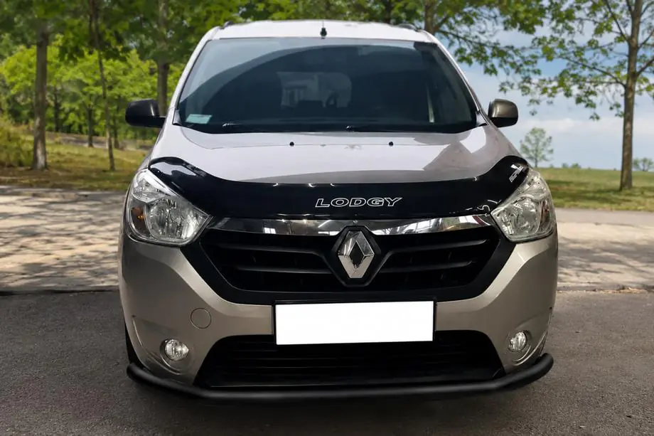 Dacia Lodgy 2012-2022 Frontschutzbügel ST008 Schwarz (Edelstahl) Image