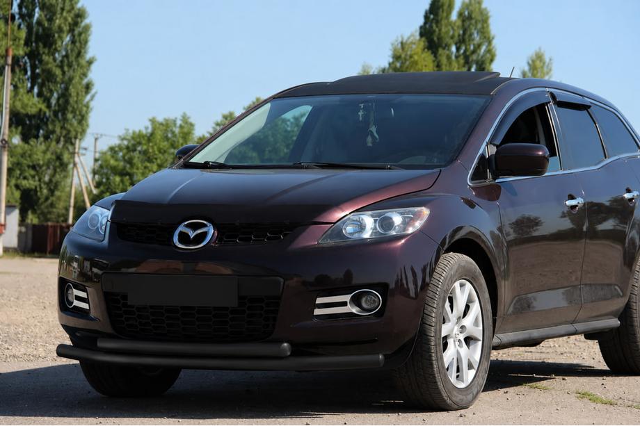 Mazda CX-7 2006-2012 Frontschutzbügel ST014 Schwarz (Edelstahl) Image