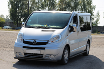 Renault Trafic 2001–2015 Frontschutzbügel ST014 Schwarz (Edelstahl) Foto 1