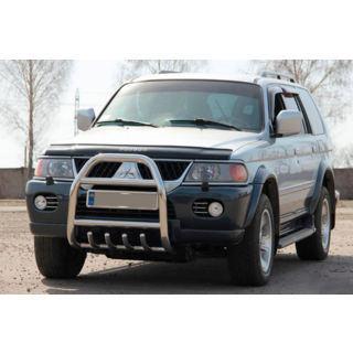 Frontbügel QT007 (Edelstahl) Mitsubishi Pajero Sport 1996-2007 Foto 3
