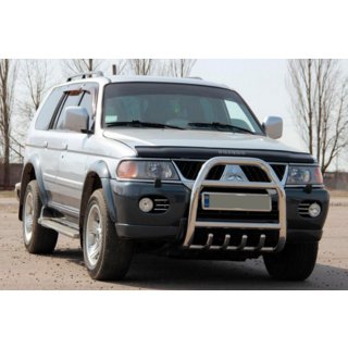 Frontbügel QT007 (Edelstahl) Mitsubishi Pajero Sport 1996-2007 Foto 2