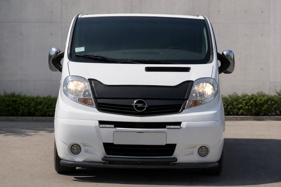 Opel Vivaro 2001–2015 Frontschutzbügel ST014/2 Black (Edelstahl) Foto 1
