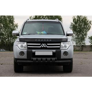 Frontschutzbügel ST015 Black (Edelstahl) Mitsubishi Pajero Wagon III 1999-2006 Foto 2