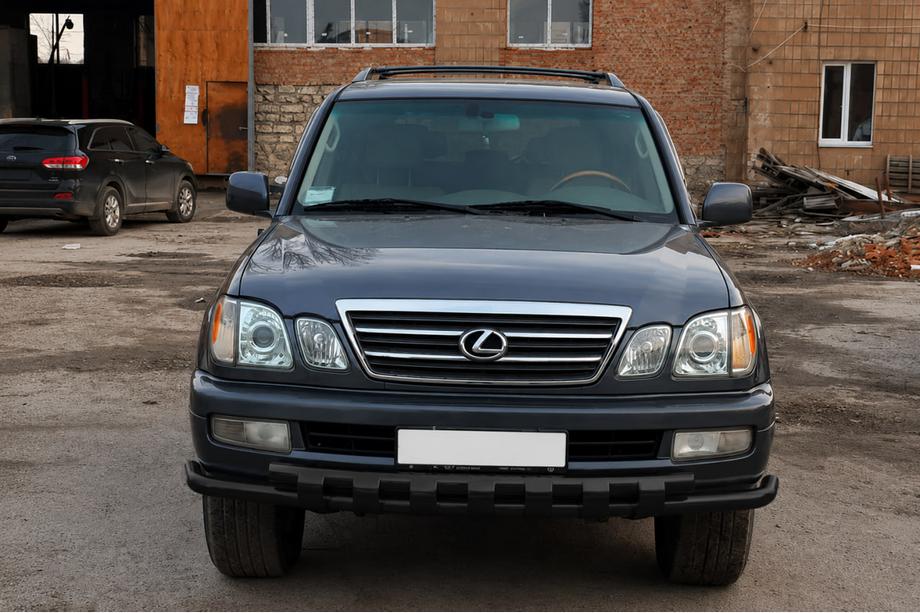 Lexus LX470 1998-2007 Frontschutzbügel ST015 Black (Edelstahl) Foto 1