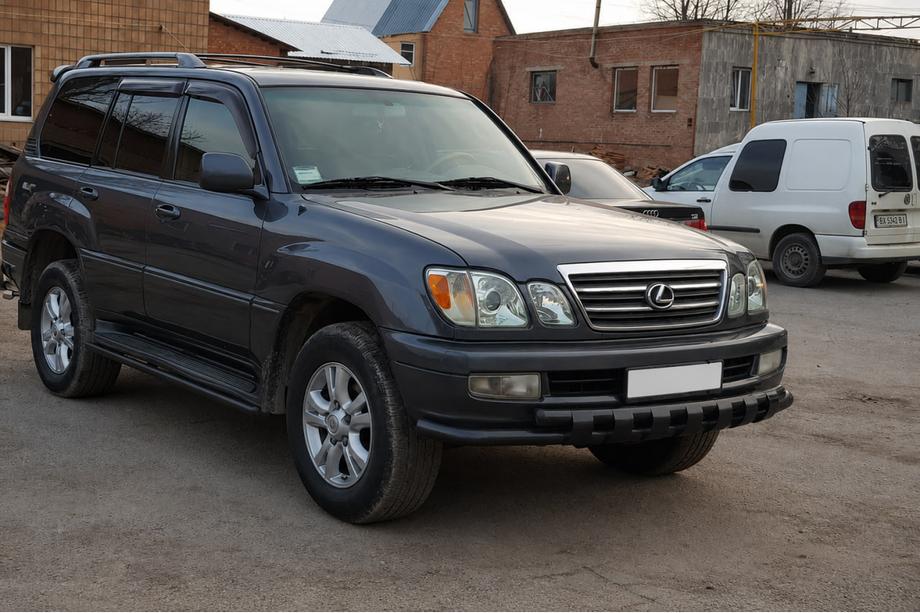 Lexus LX470 1998-2007 Frontschutzbügel ST015 Black (Edelstahl) Foto 2